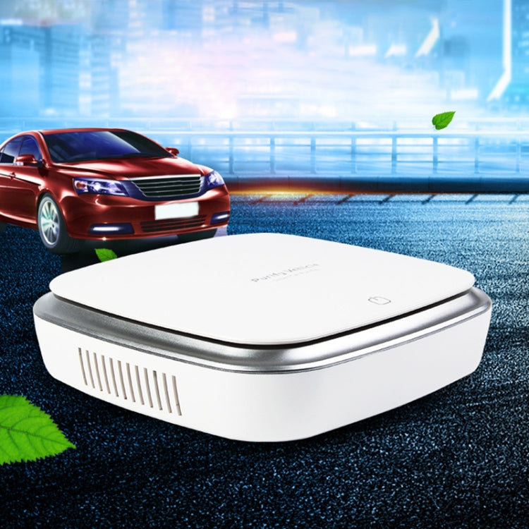 XJ-002 Car / Household Smart Touch Control Air Purifier Negative Ions Air Cleaner, XJ-002(Black), XJ-002(White) — view 11