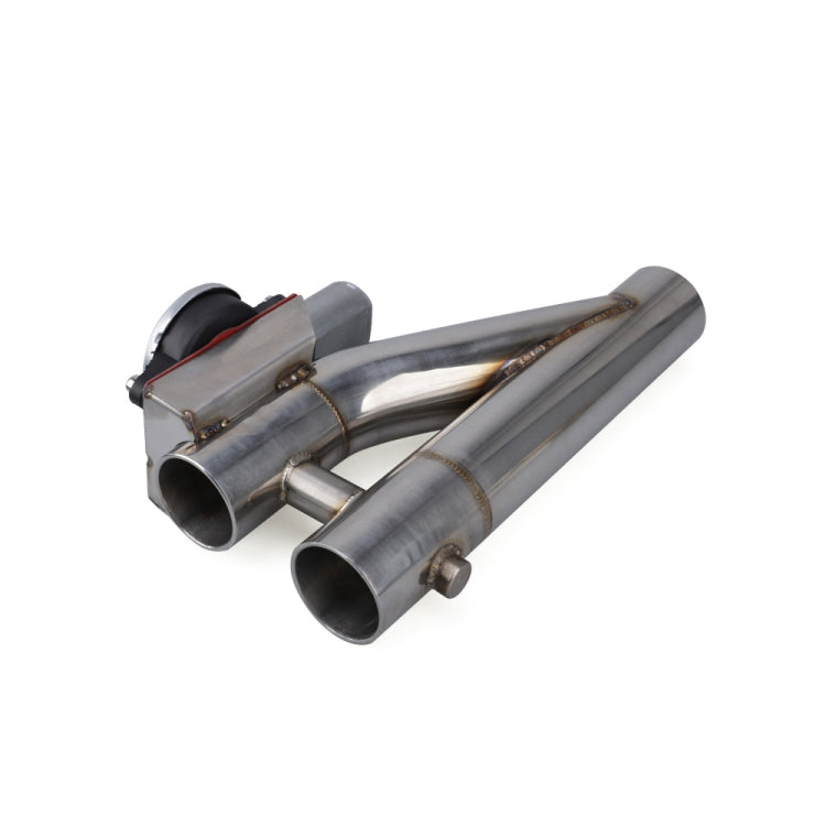 CNSPEED Y Shape 2 In 1 Car Remote Control Electric Exhaust Valve Pipe, Size: 2.5 inch