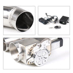 CNSPEED Y Shape 2 In 1 Car Remote Control Electric Exhaust Valve Pipe, Size: 2.5 inch