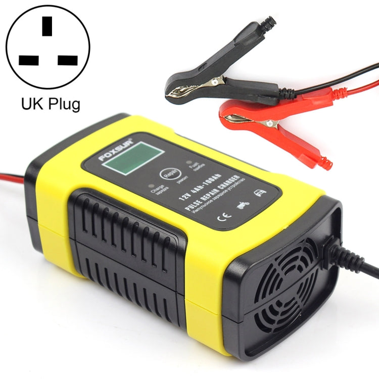 12V 6A Intelligent Universal Battery Charger for Car Motorcycle, Length: 55cm, UK Plug — view 10