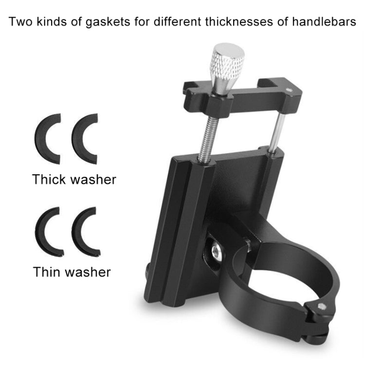 Motorcycle Handlebar Aluminum Alloy Phone Bracket