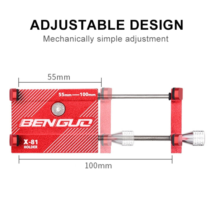 Motorcycle Handlebar Aluminum Alloy Phone Bracket