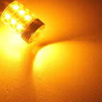 2 PCS 1156/BA15S/BAU15S 10W 1000LM 6000K White + Yellow Light DRL&Turn Light with 20 SMD-5730-LED Lamps，DC 12-24V