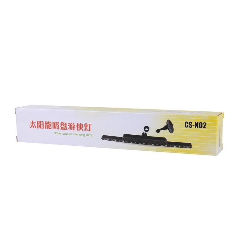 Solar Anti Collision Cupule Ranger Lamp Car Taillight LED Flash Warning Light Caution Light