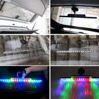 Solar Anti Collision Cupule Ranger Lamp Car Taillight LED Flash Warning Light Caution Light