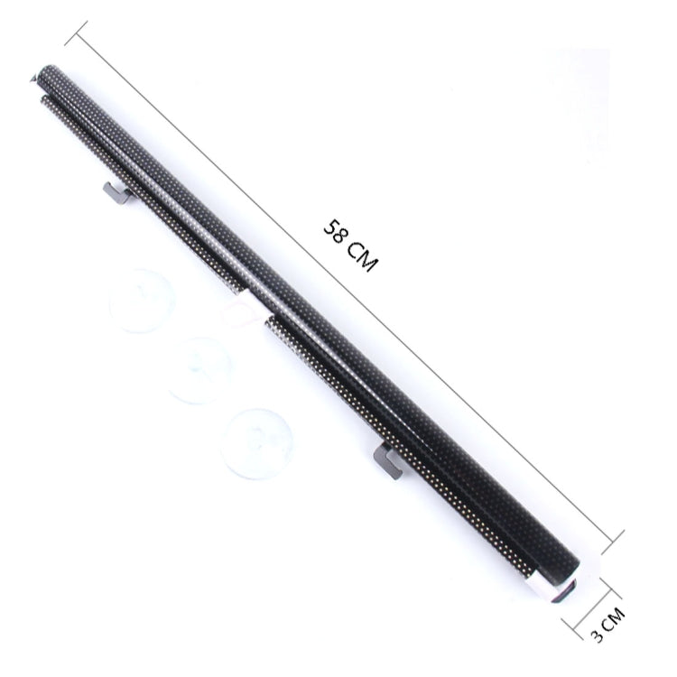 Foldable Car Insulation Curtain, Black, Size: 125 x 58cm