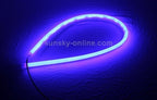 2 PCS 12V Car Daytime Running Lights Soft Article Lamp, Blue Light, Length: 30cm