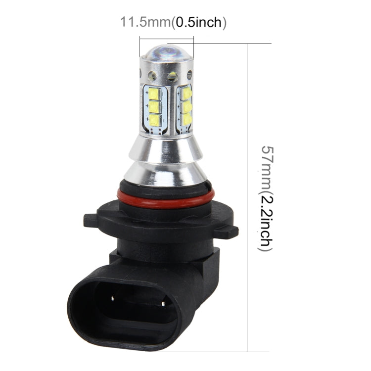 9006 50W 500 LM 6000K Car Fog Light with 16 CREE Lamps, DC 12V-24V