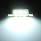 2 PCS 39mm DC12V / 1.5W / 6000K / 110LM 8LEDs SMD-3030 Car Reading Lamp Dome Light, with Decoder