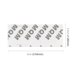 Car Metal Body Decorative Sticker, V6 Shape