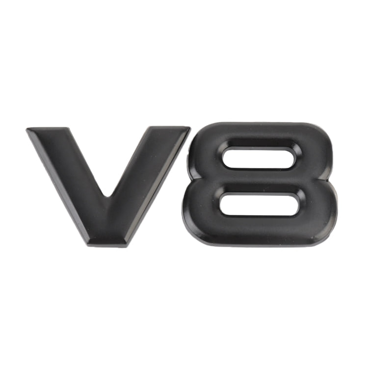 Car Metal Body Decorative Sticker, V8 Separate Shape