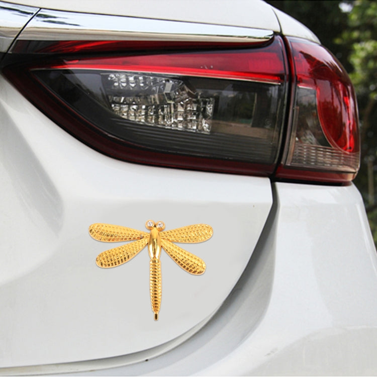 Dragonfly Shape Car Metal Body Decorative Sticker