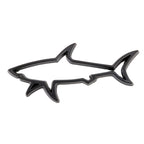 Car Metal Body Decorative Sticker, Shark Shape