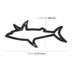 Car Metal Body Decorative Sticker, Shark Shape