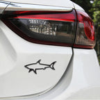 Car Metal Body Decorative Sticker, Shark Shape