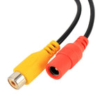 JX-9488 720x540 Effective Pixel NTSC 60HZ CMOS II Universal Waterproof Car Electroplated Silver Rear View Backup Camera with 2W 80LM 5000K White Light 4LED Lamp, DC 12V, Wire Length: 4m