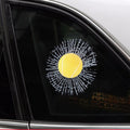 Creative 3D Deco Car Window Crack Decal Sticker