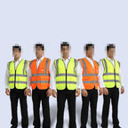 XL Reflective Fluorescent Vest Safty Cloth Driving School Construction Traffic Safty Warning Working Cloth, XL Vest