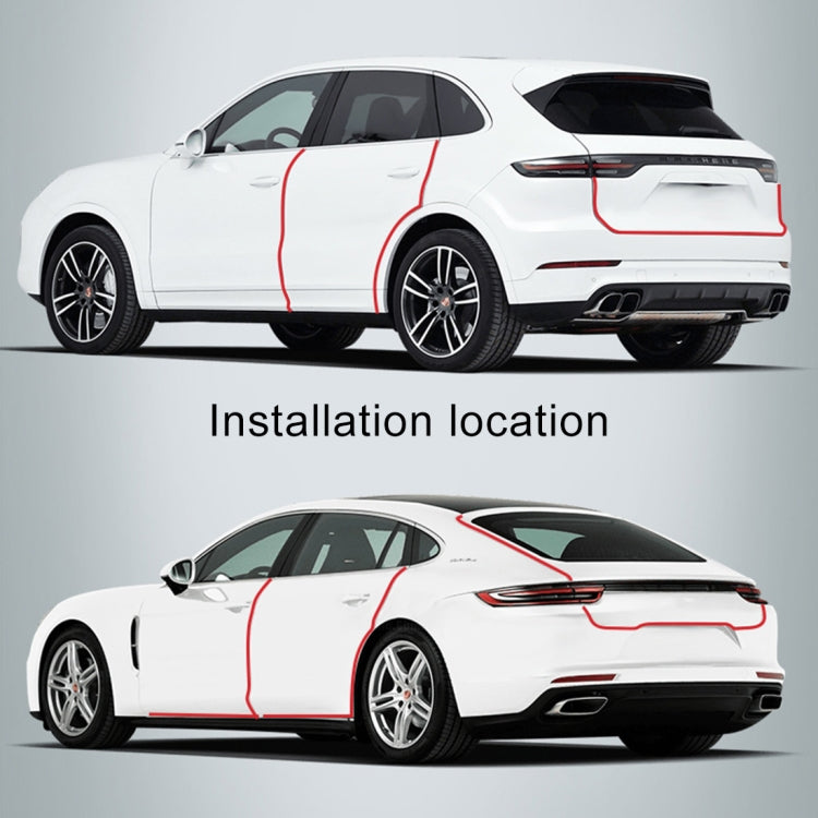 Car Door Anti-collision Strip Protection Guards Trims Stickers Tape, Length : 3cmx10m