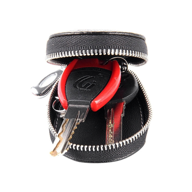 Universal Leather Crocodile Texture Waist Hanging Zipper Wallets Key Holder Bag (No Include Key) — view 6