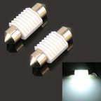 2 PCS 31mm DC12V 1.7W 6000K 135LM 2LEDs SMD-3030 Car Reading Lamp, with Decoder, with Decoder