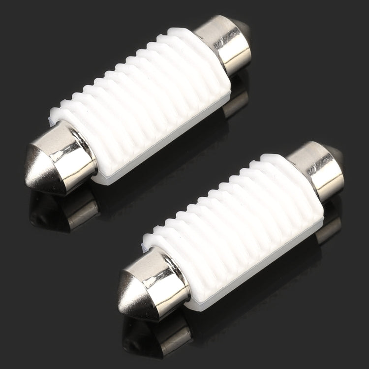 2 PCS 39mm DC12V 1.7W 6000K 135LM 2LEDs SMD-3030 Car Reading Lamp, with Decoder, with Decoder