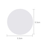 4 PCS White And Black Grid Metal Car Sticker Wheel Hub Caps Centre Cover Decoration