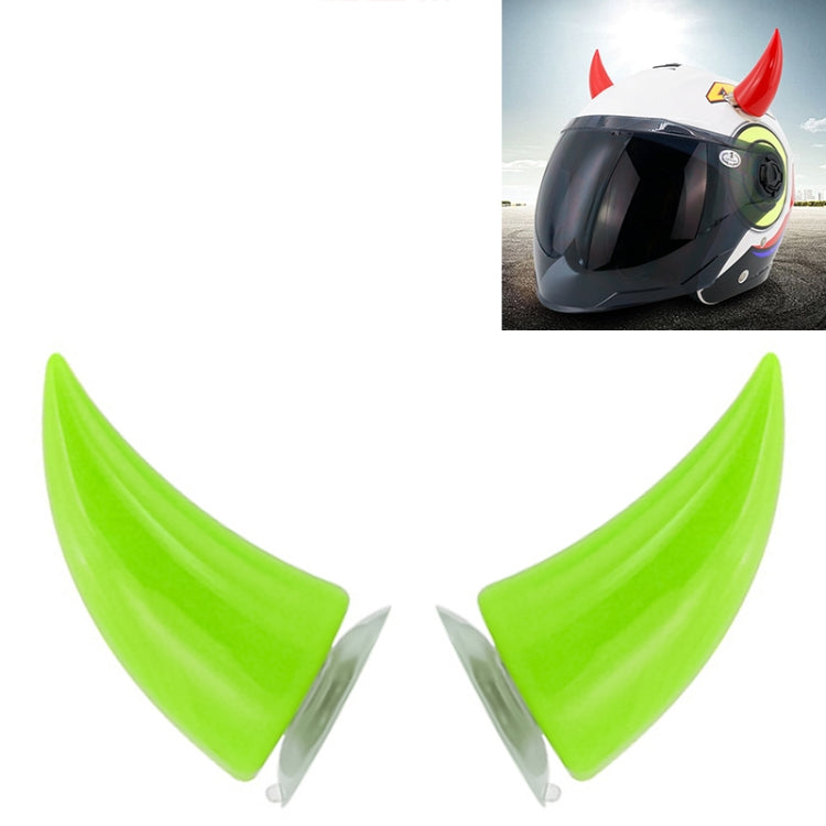 2 PCS Motorcycle Helmet Devil Decoration Motorbike Helmet Suction Cups Horns Decoration Headwear Sucker