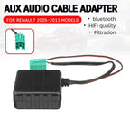 Car Wireless Bluetooth Module AUX Audio Adapter Cable for Renault — For Renault Model