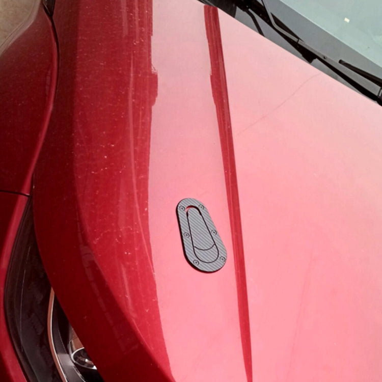 2 PCS Car Imitation Engine Lock Body Decorative Sticker