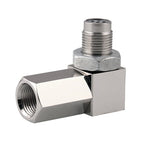Car Oxygen Sensor Spacer Engine Light CEL Check Bung Mini Catalytic Converter M18 x 1.5, 90 Degree
