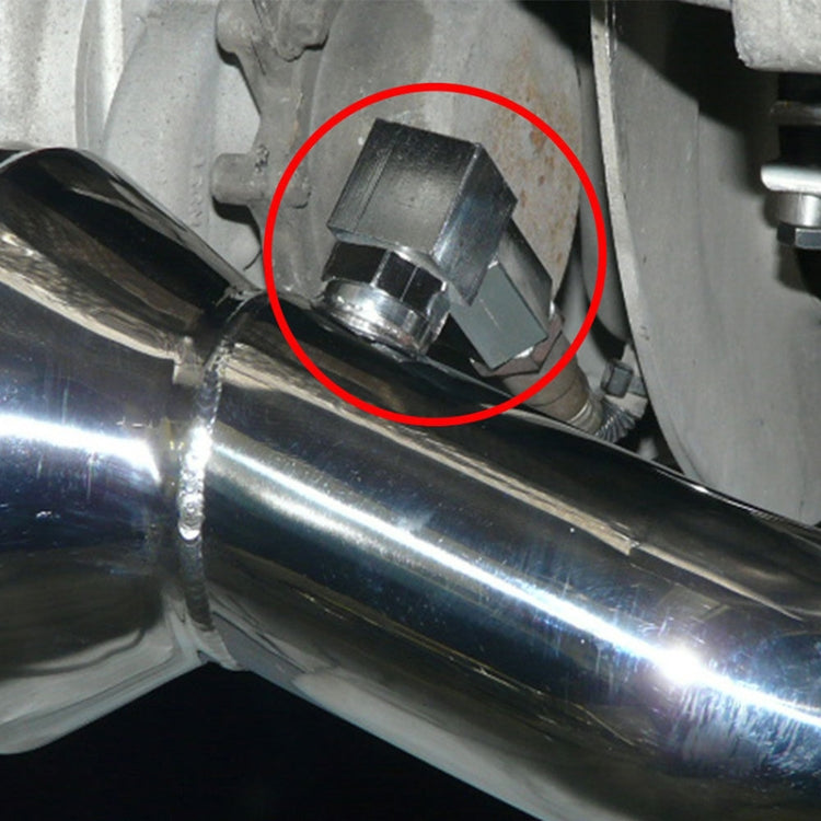 Car Oxygen Sensor Spacer Engine Light CEL Check Bung Mini Catalytic Converter M18 x 1.5, 90 Degree