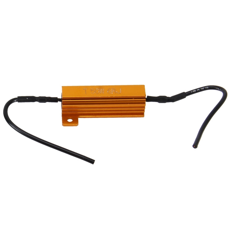 2 PCS Car Canbus Error Canceller Decoder Load Resistor LED 50W 6 Ohm No Blinking Decoder