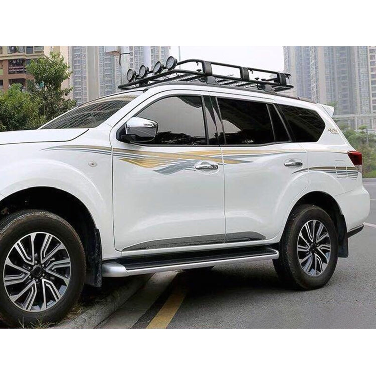 5 PCS SUV Body Decorative Strip Brand Car Streamline Shining Sticker for Nissan TERRA 2019