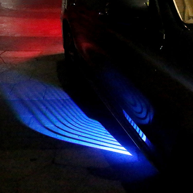 2 PCS DC 8-36V Ghost Shadow Courtesy Angel Wings Projection Lamp Car Door LED Welcome Lights