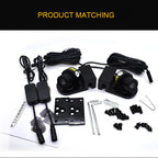 2 PCS DC 8-36V Ghost Shadow Courtesy Angel Wings Projection Lamp Car Door LED Welcome Lights