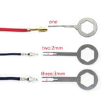 Auto Car Plug Circuit Board Wire Harness Terminal Extraction Pick Connector Crimp Pin Back Needle Remove Tool, 3 PCS