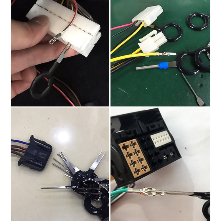 Auto Car Plug Circuit Board Wire Harness Terminal Extraction Pick Connector Crimp Pin Back Needle Remove Tool, 3 PCS