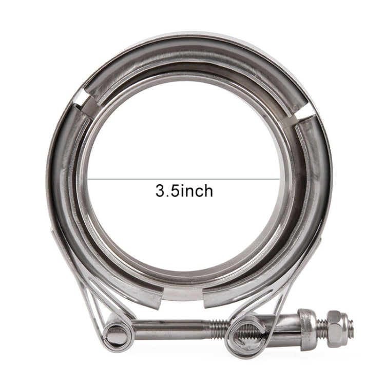 3.5 inch Car Turbo Exhaust Downpipe V-Band Clamp Stainless Steel 304 Flange Clamp