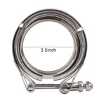 3.5 inch Car Turbo Exhaust Downpipe V-Band Clamp Stainless Steel 304 Flange Clamp
