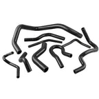 9 PCS Auto Silicone Radiator Hose Kit for Honda Civic D15 D16 EG EK 1992-2000 — Black