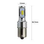 2 PCS Decode 1156/BA15S 72W LED Bulbs Light Car Auto Turn Lamp Backup Light, DC 12-24V