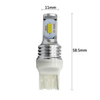 2 PCS T20/7440 72W 1000LM 6000-6500K Bright White Light Car Turn Backup LED Bulbs Reversing Lights, DC 12-24V
