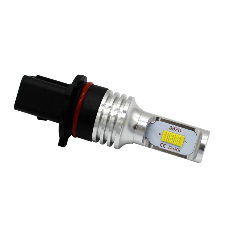 2 PCS P13w 72W 1000LM 6000-6500K Super Bright White Light Car Fog LED Bulbs, DC 12-24V, P13/PSX26W