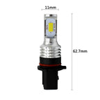 2 PCS P13w 72W 1000LM 6000-6500K Super Bright White Light Car Fog LED Bulbs, DC 12-24V, P13/PSX26W