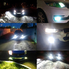 2 PCS P13w 72W 1000LM 6000-6500K Super Bright White Light Car Fog LED Bulbs, DC 12-24V, P13/PSX26W