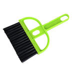 Mini Desktop Car Keyboard Sweep Cleaning Brush Small Broom Dustpan Set — 1  Set (Magenta)