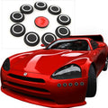 10 PCS Car Styling Anti-collision Sticker