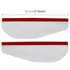 1 Pair Car Rearview Mirror Rain Blades Car Back Mirror Eyebrow Rain Cover Car Rearview Mirror Eyebrow Covers Flexible Protection Rainproof Decoration Accessories