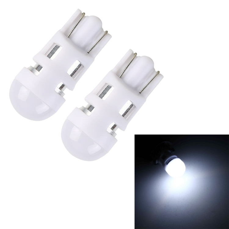 6000K Car Clearance Lights Car Marker Light with 1 SMD-3030-LED Lamps, DC 12V, 2 PCS T10 3W 200LM